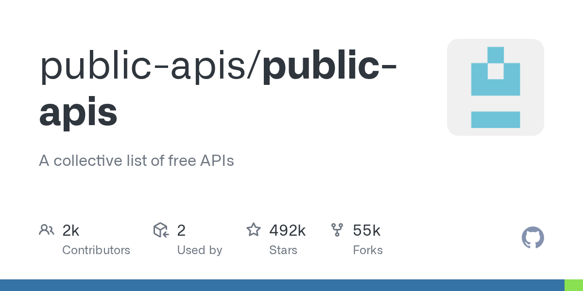public-apis/public-apis 封面