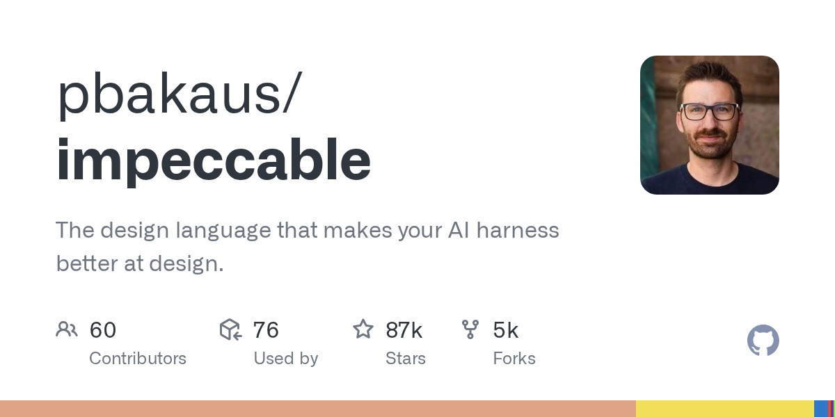 pbakaus/impeccable 封面