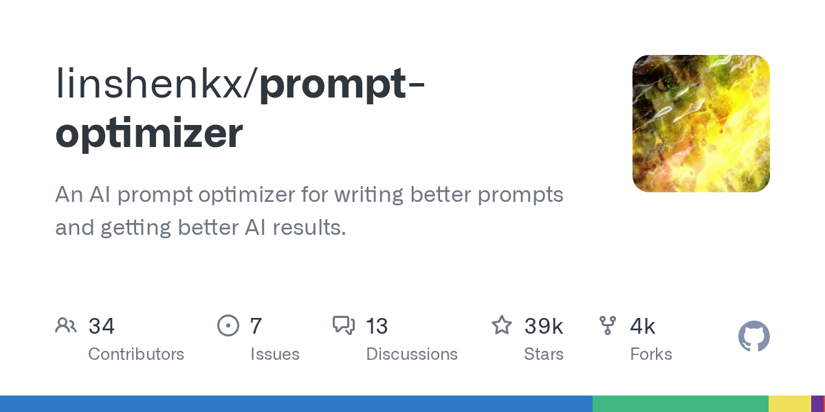 linshenkx/prompt-optimizer 封面
