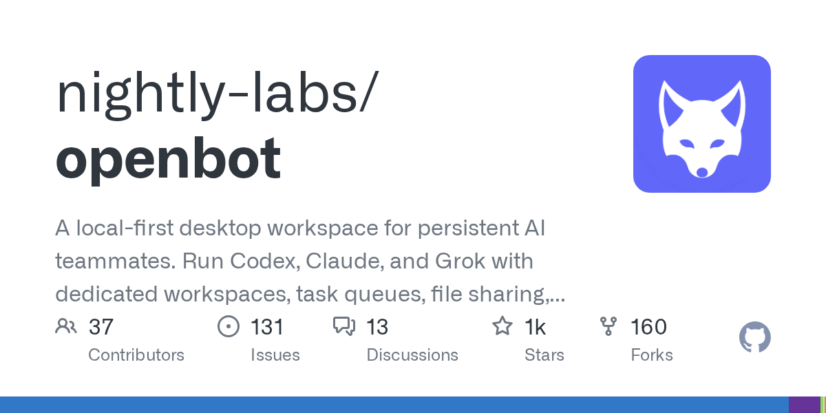 nightly-labs/openbot 封面