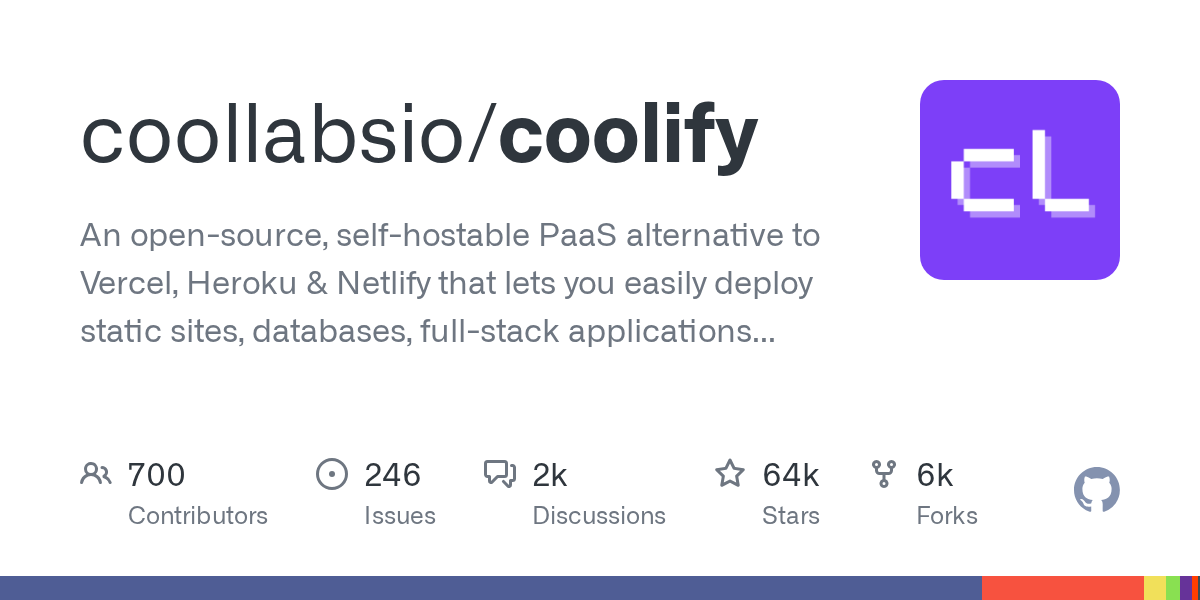 coollabsio/coolify 封面