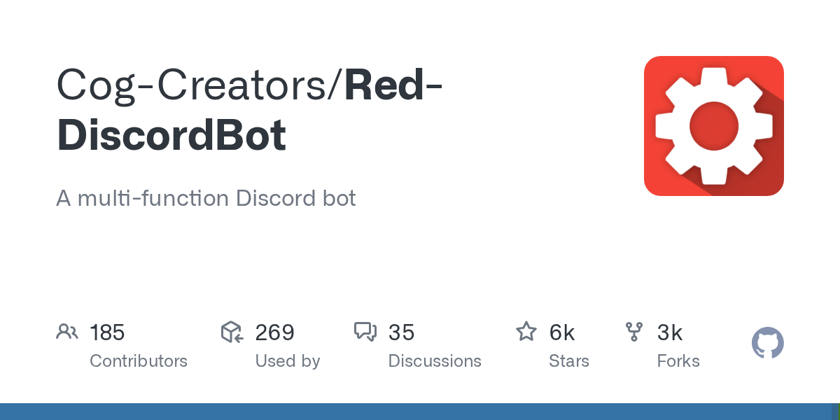 Cog-Creators/Red-DiscordBot 封面