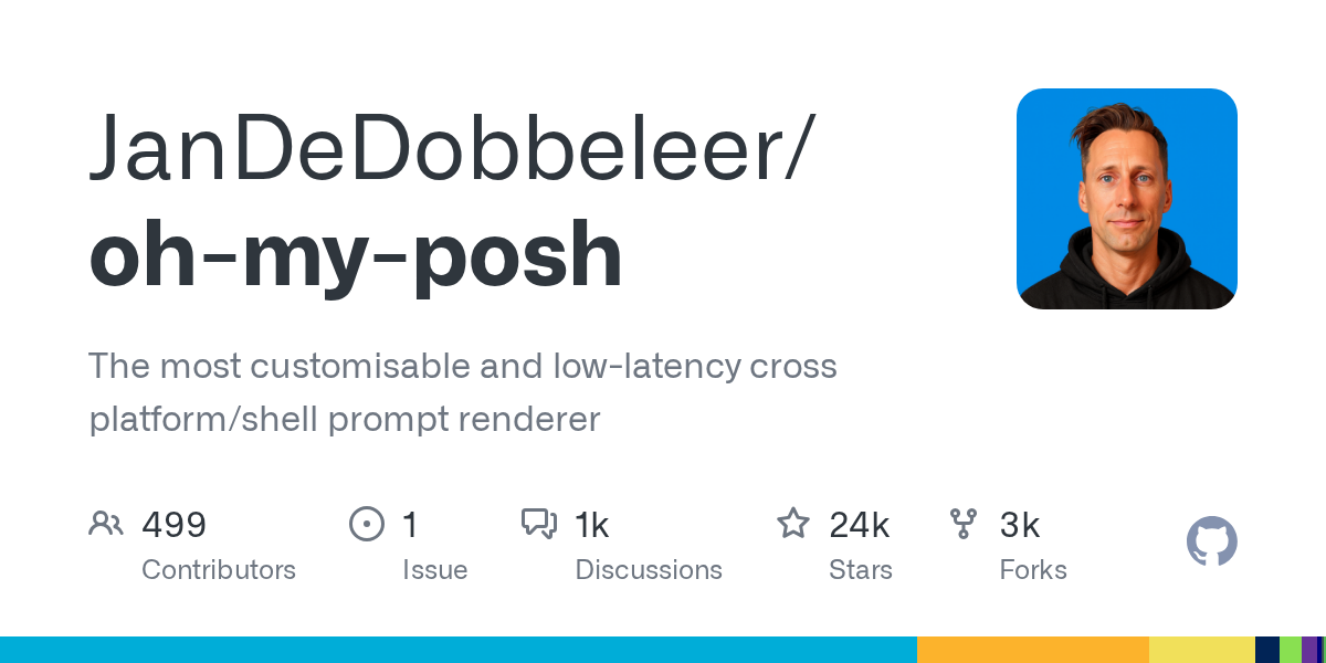 JanDeDobbeleer/oh-my-posh 封面