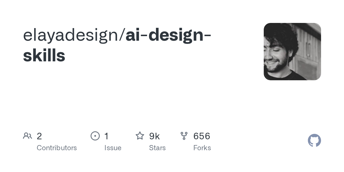 elayadesign/ai-design-skills 封面