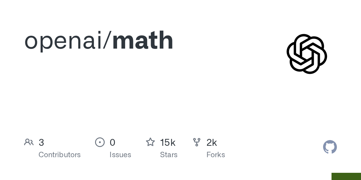 openai/math 封面
